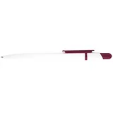 White/Burgundy Red