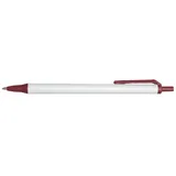 White/Burgundy Red