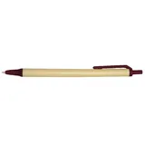 Cream/Burgundy Red