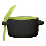 BLACK WITH LIME