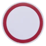 WHITE WITH RED