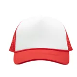 WHITE WITH RED