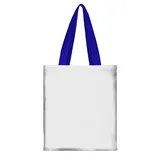 WHITE WITH BLUE