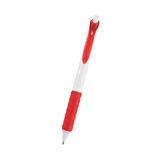 WHITE WITH RED