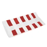 WHITE WITH RED