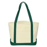RECYCLED NATURAL WITH FOREST GREEN