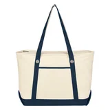 NATURAL WITH NAVY