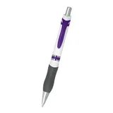 WHITE WITH PURPLE
