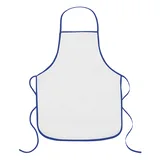 WHITE WITH BLUE