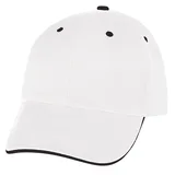 WHITE WITH BLACK