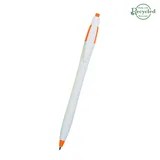 RECYCLED WHITE WITH ORANGE