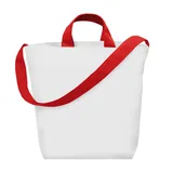 WHITE WITH RED