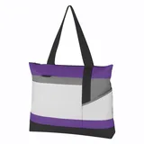 WHITE WITH PURPLE