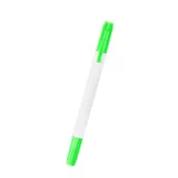 WHITE WITH GREEN