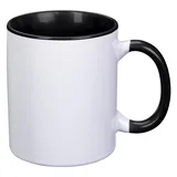 WHITE WITH BLACK