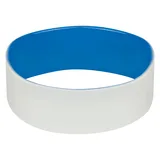 WHITE WITH ROYAL BLUE