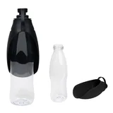 CLEAR WITH BLACK