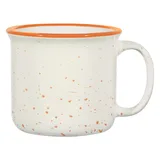 WHITE WITH ORANGE