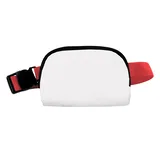WHITE WITH BLACK RED