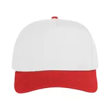 WHITE WITH RED