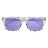 CLEAR WITH PURPLE