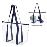 CLEAR WITH NAVY