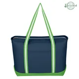 RECYCLED NAVY/LIME GREEN