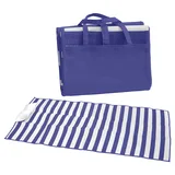 BLUE WITH WHITE