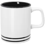 WHITE WITH BLACK