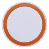 WHITE WITH ORANGE