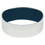 WHITE WITH NAVY BLUE