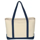 NATURAL WITH NAVY