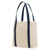 NATURAL WITH NAVY