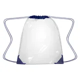 CLEAR WITH NAVY