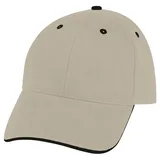 KHAKI WITH BLACK