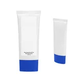 WHITE WITH BLUE