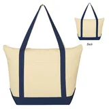 NATURAL WITH NAVY