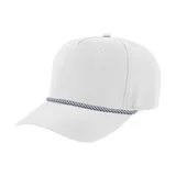 WHITE WITH  NAVY AND WHITE
