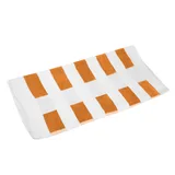WHITE WITH ORANGE
