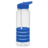 CLEAR WITH BLUE