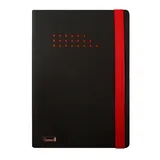 BLACK WITH RED