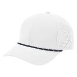 WHITE WITH  NAVY AND WHITE