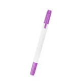 WHITE WITH PURPLE
