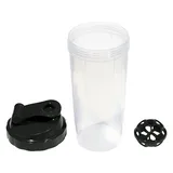 CLEAR WITH BLACK