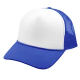 WHITE WITH ROYAL BLUE
