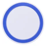 WHITE WITH BLUE