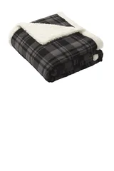 Black Uneven Plaid