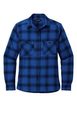 Royal/ Black Open Plaid