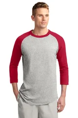 Heather Grey/ Red