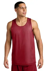 Deep Red/ White